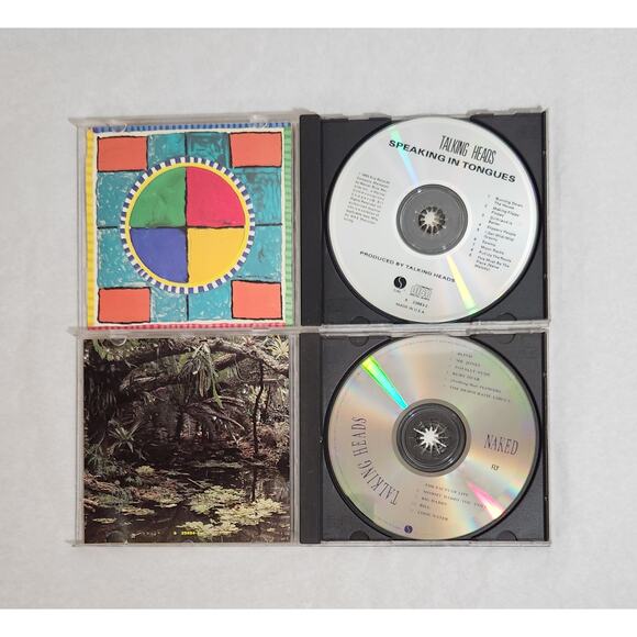 Talking Heads Speaking Tongues And Naked Tested CD Lot 80's Pre-owned - Picture 3 of 5